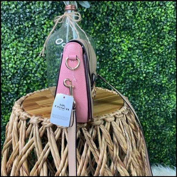 Coach multi color block george saddle bag NWT - Picture 8 of 9